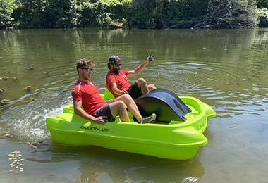 Tarif pédalo à Saint Antonin Noble Val avec Nature Escapade, descente en canoë sur l'Aveyron en Tarn-et-Garonne 82