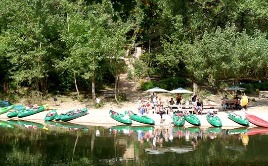 Rando canoë sur l'Aveyron à Saint Antonin Noble Val avec Nature Escapade, de Feneyrols à Manjocarn en Tarn-et-Garonne
