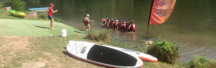 Paddle sur l'Aveyron à Saint Antonin Noble Val et descente en canoë avec Nature Escapade dans le Tarn-et-Garonne 82